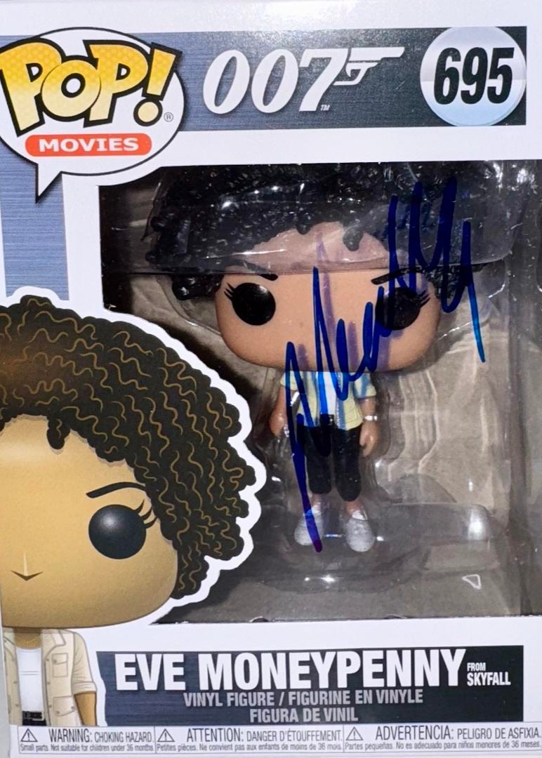 Naomie Harris Signed Funko Pop #695 "Eve Moneypenny" (James Bond 007) - Beckett COA #01